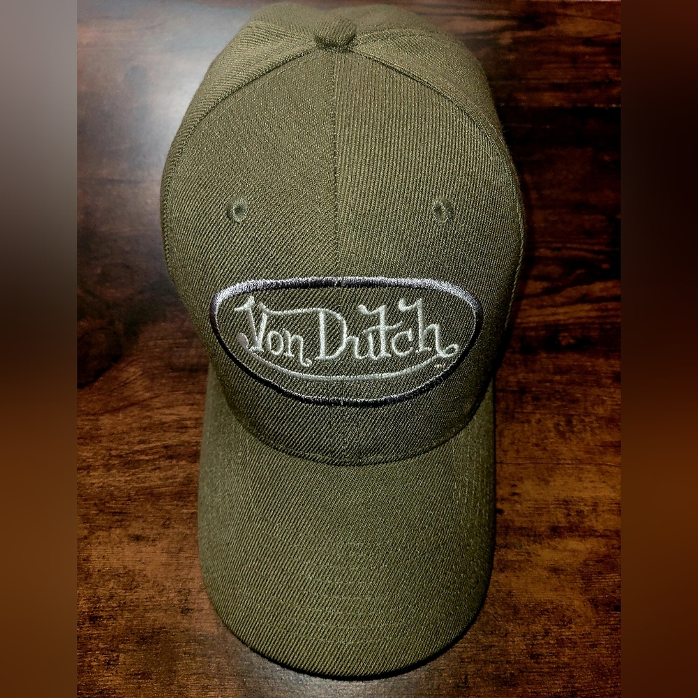 Von Dutch Olive Green Cap